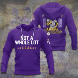 LSU Tigers Baseball National Champs 2025 Unisex Performance Hoodie WEF1026