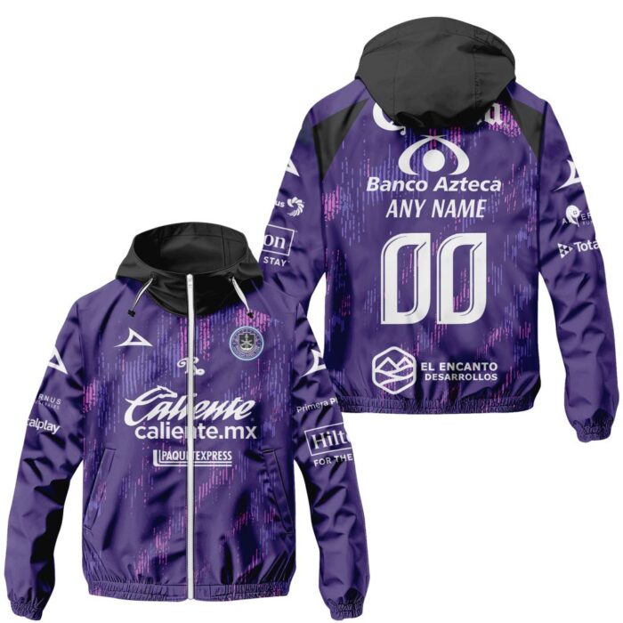 Liga MX Mazatlan F.C Personalized Home Winbreaker Outdoor Jacket