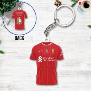 Liverpool FC Custom Shape 2-sided Keychain GKC1169