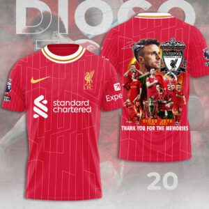 Liverpool FC x Diogo Jota Rest in peace Unisex Performance T-Shirt CLD1058