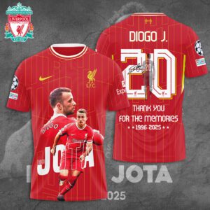 Liverpool FC x Diogo Jota Rest in peace Unisex Performance T-Shirt CLD1060