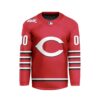MLB Cincinnati Reds Personalized Home Style Hockey Jersey