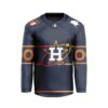 MLB Houston Astros Personalized City Connect Style Hockey Jersey