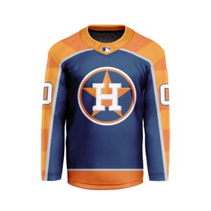 MLB Houston Astros Personalized Home Style Hockey Jersey
