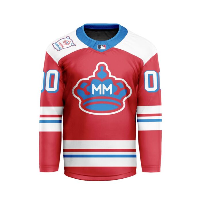 MLB Miami Marlins Personalized City Connect Style Hockey Jersey