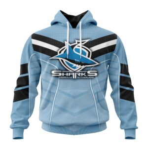 NRL Cronulla-Sutherland Sharks Special Chevron Unisex Performance Hoodie