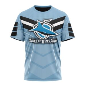 NRL Cronulla-Sutherland Sharks Special Chevron Unisex Performance T-Shirt