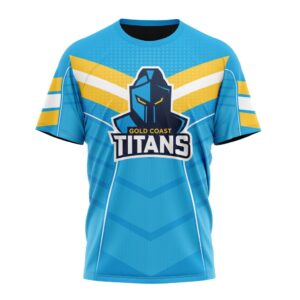NRL Gold Coast Titans Special Chevron Unisex Performance T-Shirt