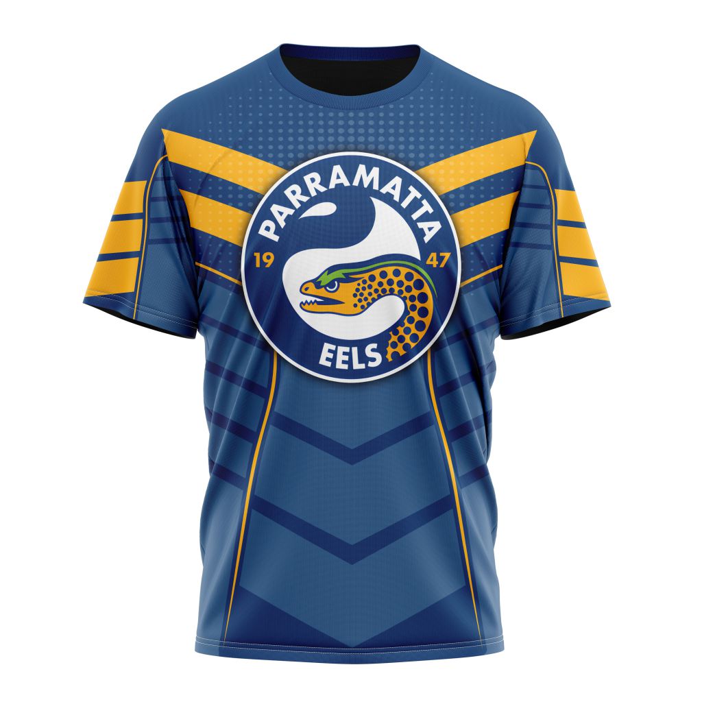 NRL-Parramatta-Eels-Special-Chevron-Unisex-Performance-T-Shirt NRL Parramatta Eels Special Chevron Unisex Performance T-Shirt