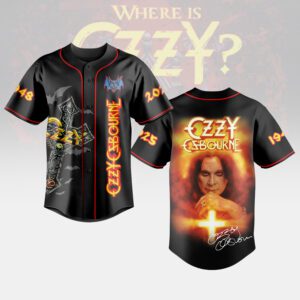 Ozzy Osbourne Baseball Jersey Gift For Fans