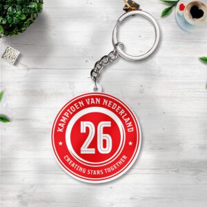 PSV Eindhoven Custom Shape 2-sided Keychain GKC1182