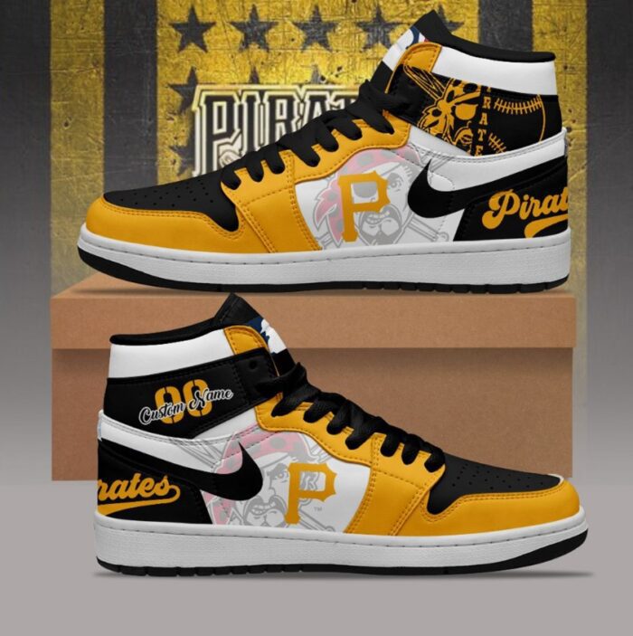 Pittsburgh Pirates MLB AJ1 Sneakers Jordan 1 Shoes For Fan JWG1021