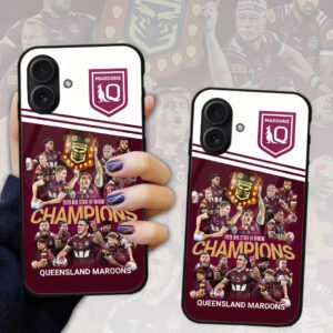 Queensland Maroons 25th State of Origin Champion Phone Case QMC1015