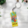 Rock Music Custom Shape 2-sided Keychain GKC1161