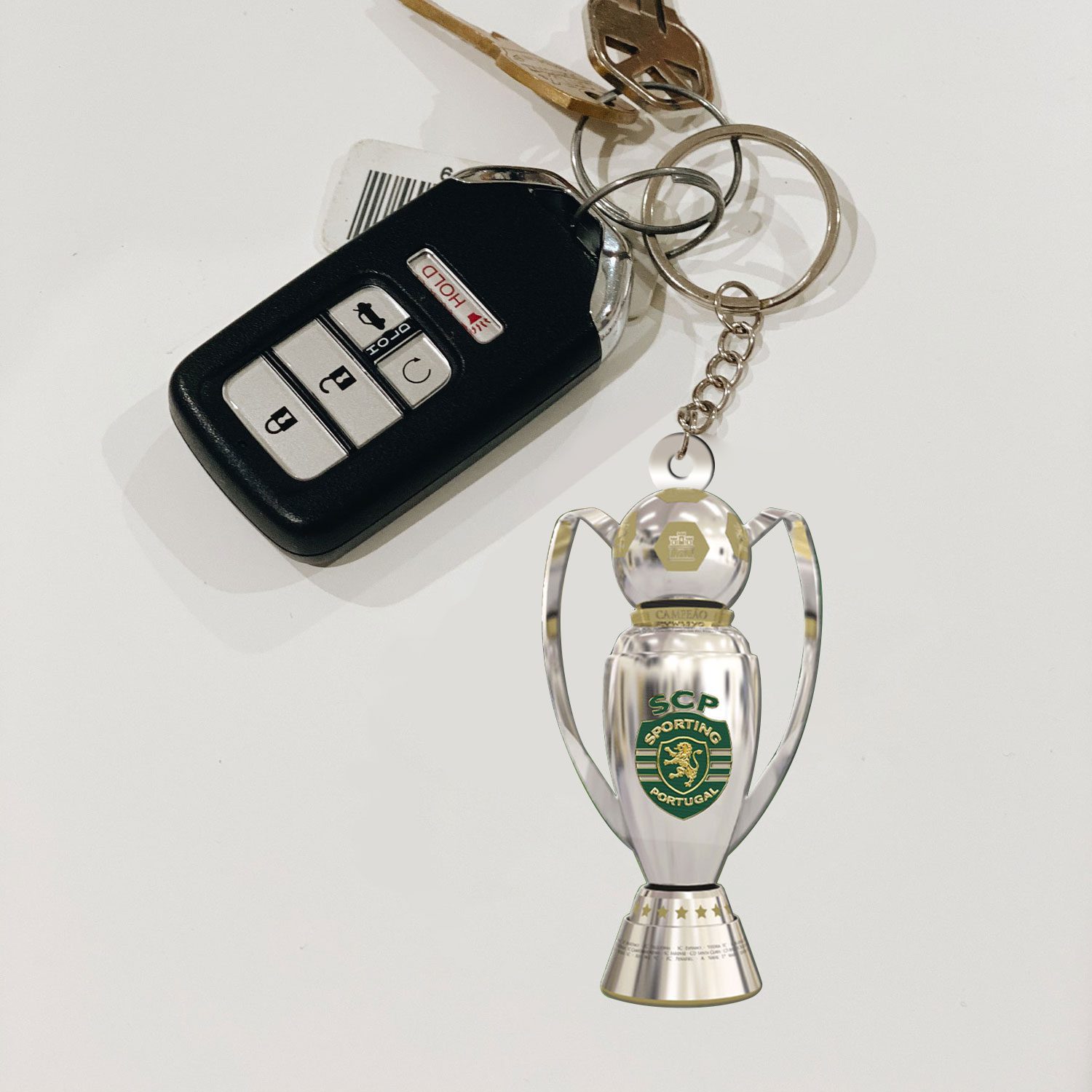 Sporting-CP-Custom-Shape-2-sided-Keychain-GKC1186-1