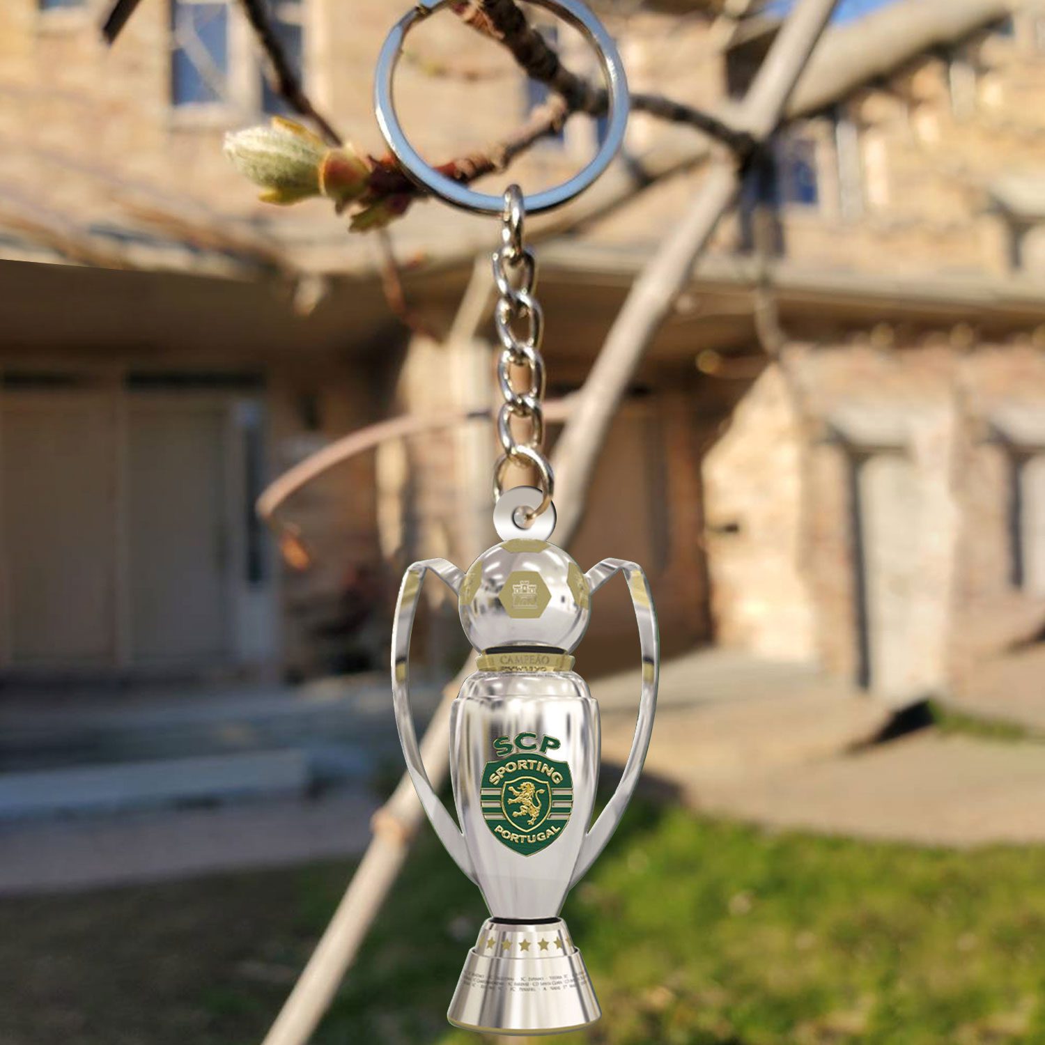 Sporting-CP-Custom-Shape-2-sided-Keychain-GKC1186-3