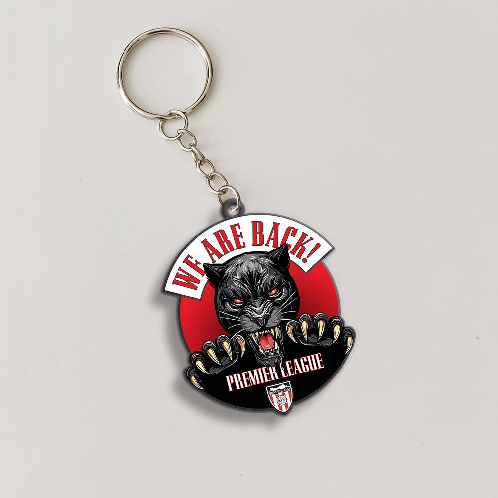 Sunderland-AFC-Custom-Shape-2-sided-Keychain-GKC1174-2