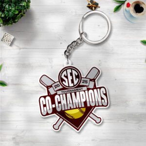 Texas A&M Aggies Women's Softball Custom Shape 2-sided Keychain GKC1198