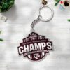 Texas A&M Aggies Women's Softball Custom Shape 2-sided Keychain GKC1200