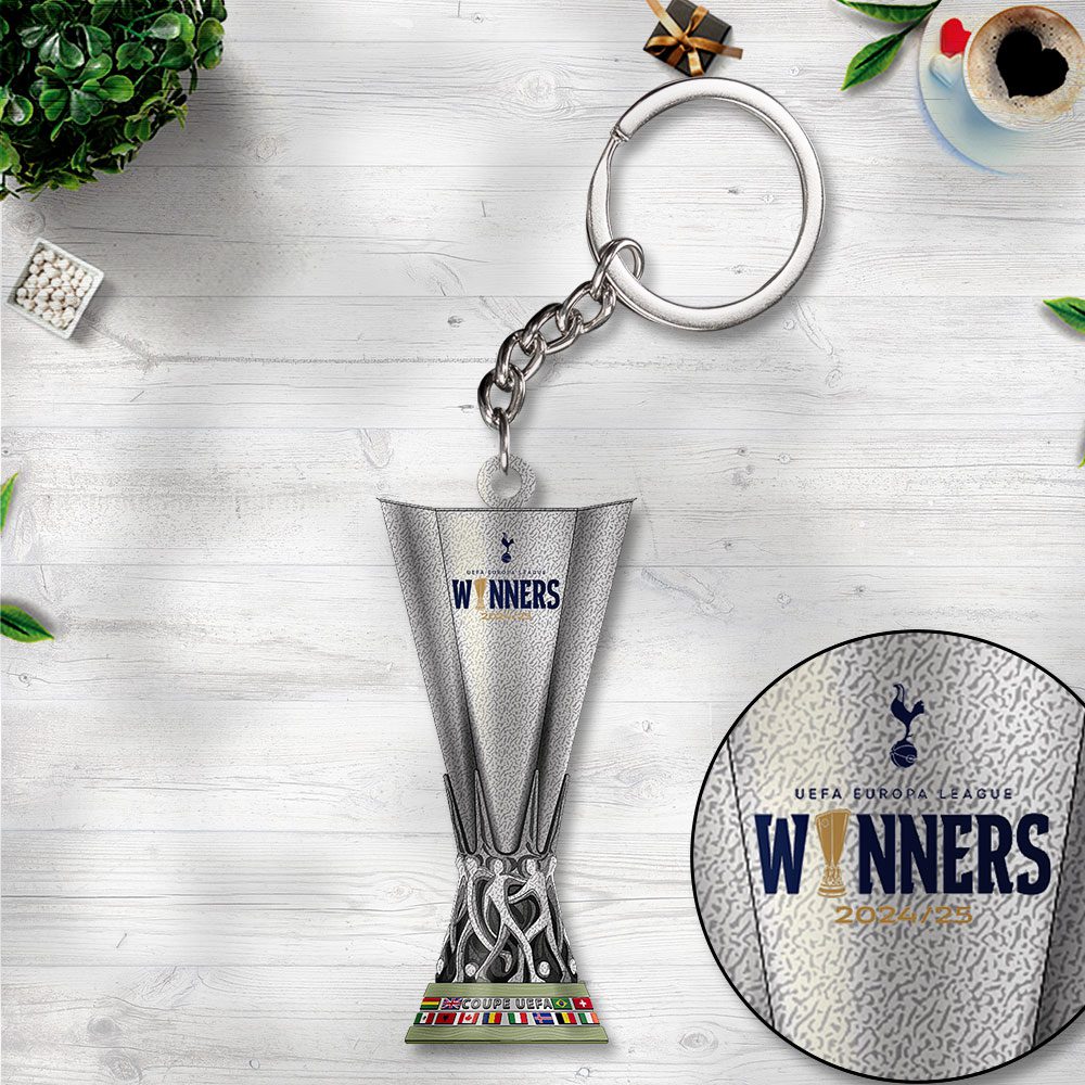 Tottenham-Hotspur-FC-Custom-Shape-2-sided-Keychain-GKC1193 Tottenham Hotspur FC Custom Shape 2-sided Keychain GKC1193