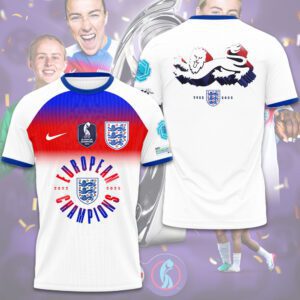 Women England Football Team Champion World Cup 2025 Lionesses Unisex Performance T-Shirt WEF1020