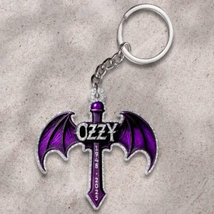 Black Sabbath x Ozzy Osbourne Rest In Peace 2025 Custom Shape 2-sided Keychain NGB1051