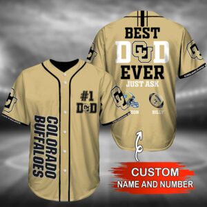 Colorado Buffaloes NCAA Personalized Baseball Jersey BJ1089