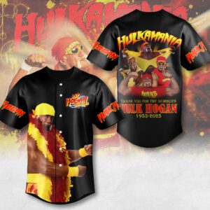 Hulk Hogan Rest In Peace 2025 Baseball Jersey NGB1170