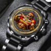 Hulk Hogan Rest In Peace 2025 Black Stainless Steel Watch NGB1018