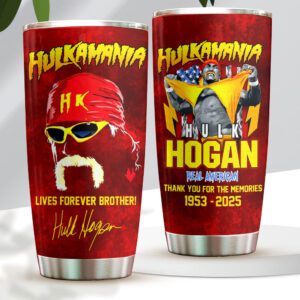 Hulk Hogan Rest In Peace 2025 Tumbler Cup NGB1024