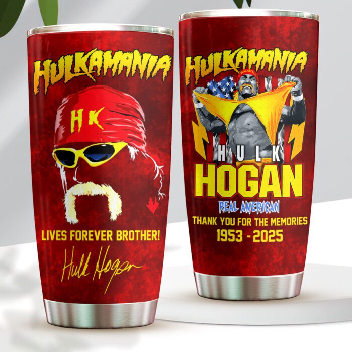 Hulk Hogan Rest In Peace 2025 Tumbler Cup NGB1024