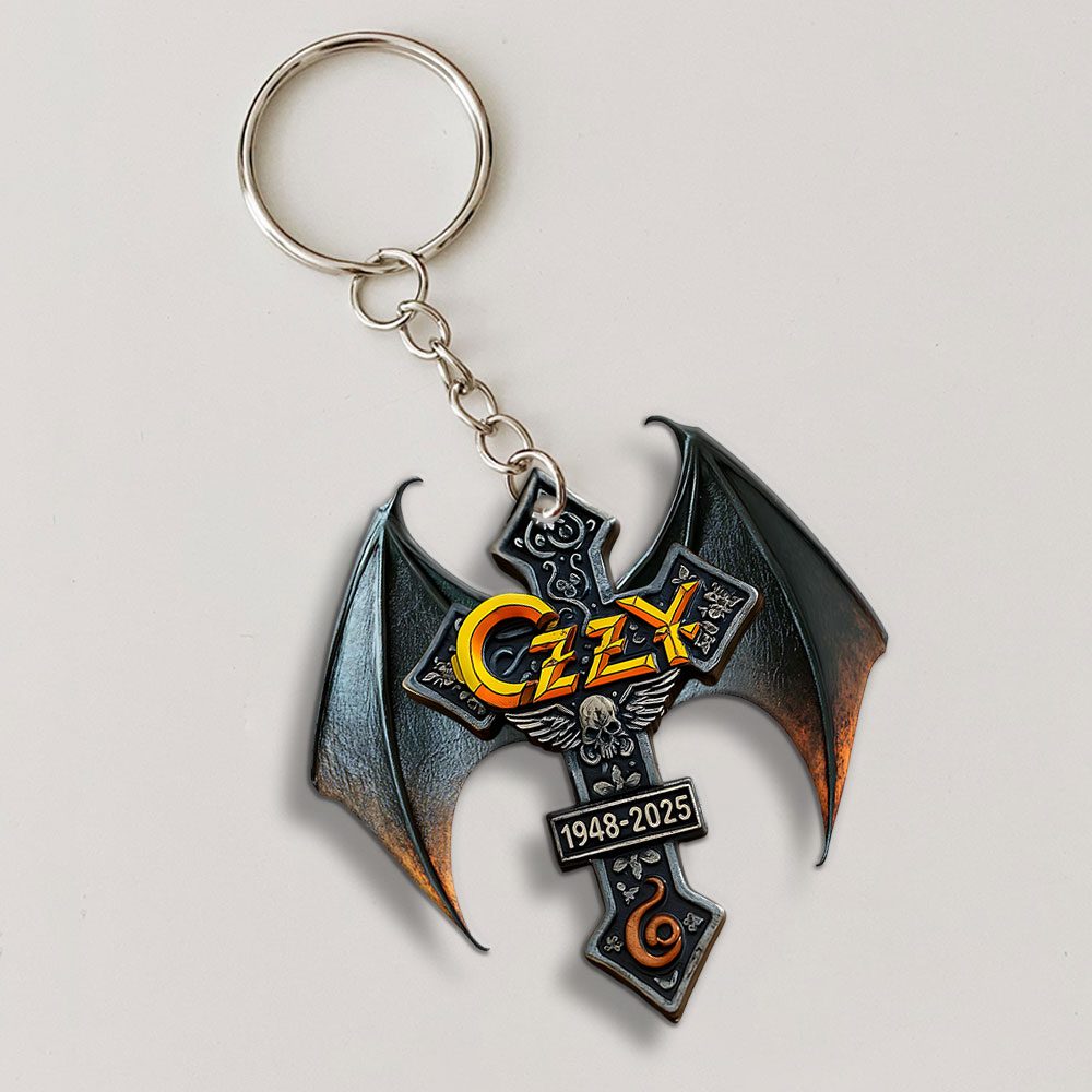 Ozzy-Osbourne-Rest-In-Peace-2025-Custom-Shape-1-sided-Keychain-NGB1079-1