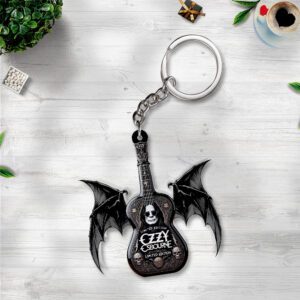 Ozzy Osbourne Rest In Peace 2025 Custom Shape 2-sided Keychain NGB1105