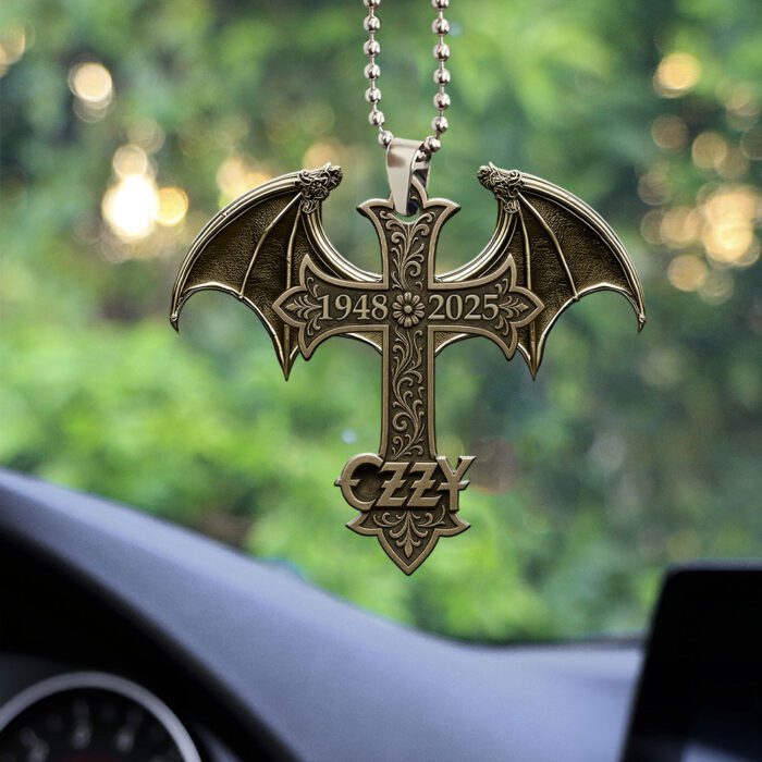 Ozzy Osbourne Rest In Peace 2025 Custom shape 1-sided Acrylic Car Ornament NGB1069