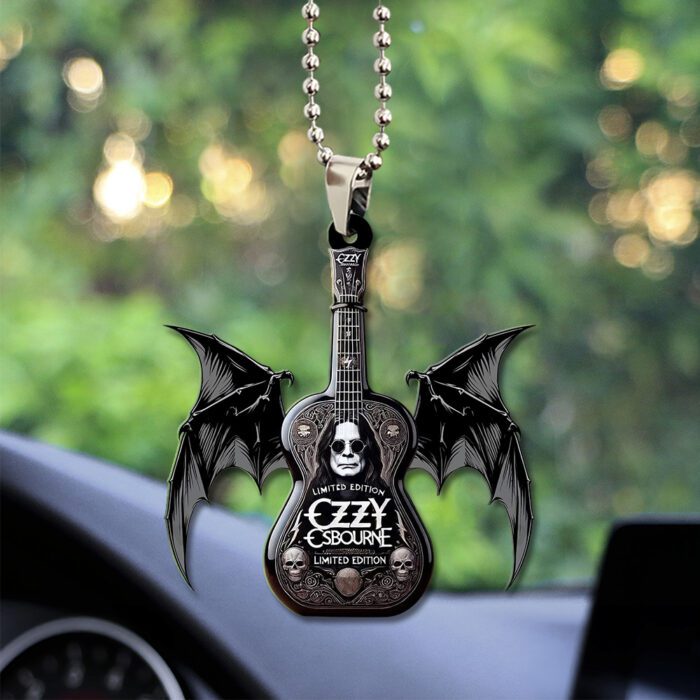 Ozzy Osbourne Rest In Peace 2025 Custom shape 2-sided Acrylic Car Ornament NGB1108