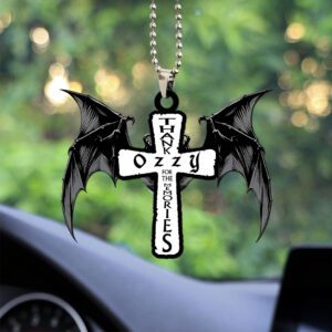 Ozzy Osbourne Rest In Peace 2025 Custom shape 2-sided Acrylic Car Ornament NGB1156