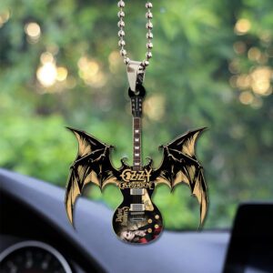 Ozzy Osbourne Rest In Peace 2025 Custom shape 2-sided Acrylic Car Ornament NGB1217