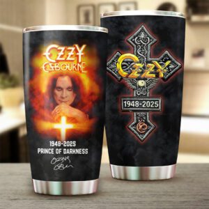 Ozzy Osbourne Rest In Peace 2025 Tumbler Cup NGB1112
