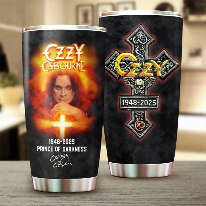 Ozzy Osbourne Rest In Peace 2025 Tumbler Cup NGB1112