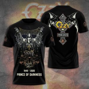 Ozzy Osbourne Rest In Peace 2025 Unisex Performance T-Shirt NGB1017