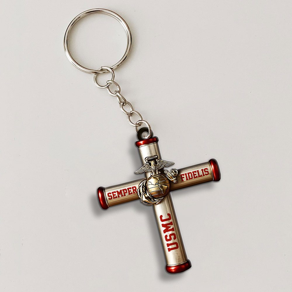 US-Marine-Corps-Custom-Shape-1-sided-Keychain-NGB1070-1