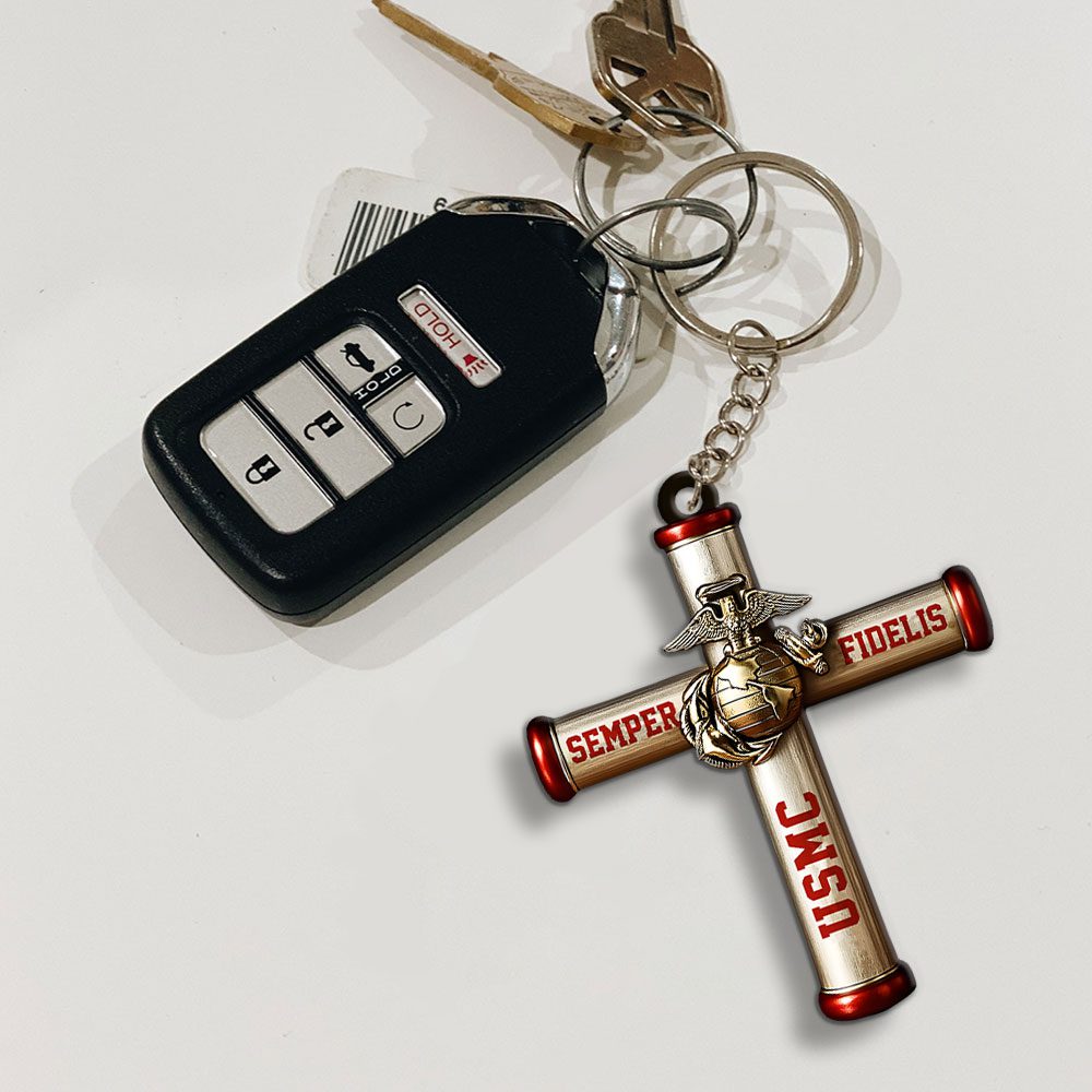 US-Marine-Corps-Custom-Shape-1-sided-Keychain-NGB1070-2