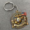 US Marine Corps Custom Shape 1-sided Keychain NGB1262