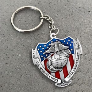US Marine Corps Custom Shape 2-sided Keychain NGB1130
