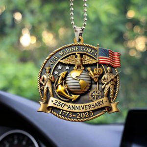 US Marine Corps Custom shape 1-sided Acrylic Car Ornament NGB1241