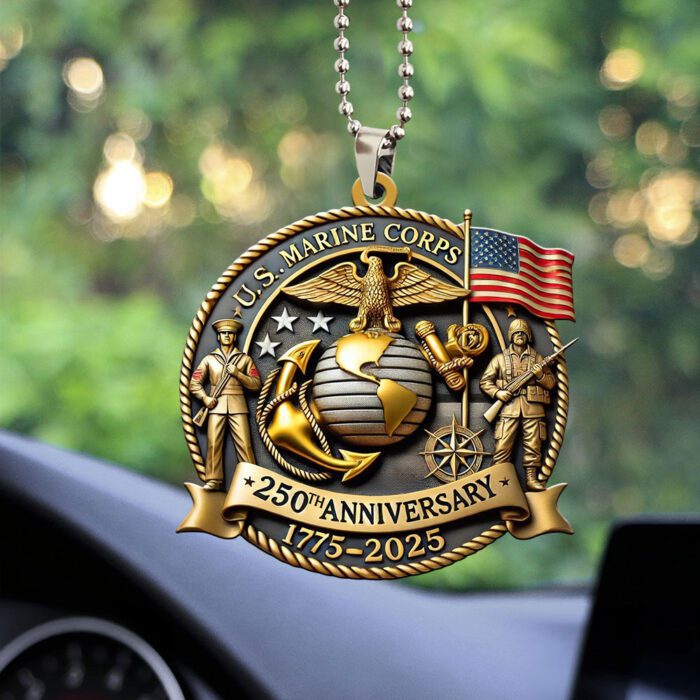 US Marine Corps Custom shape 1-sided Acrylic Car Ornament NGB1241