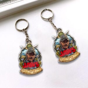 Jaws Custom Shape 2-sided Keychain GKC1194
