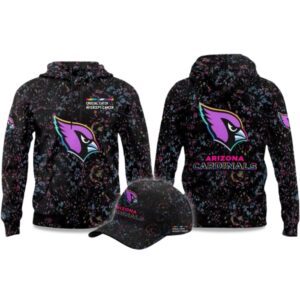 2025 Arizona Cardinals Crucial Catch Intercept Cancer Hoodie CRC1029