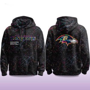 2025 Baltimore Ravens Crucial Catch Intercept Cancer Hoodie CRC1005