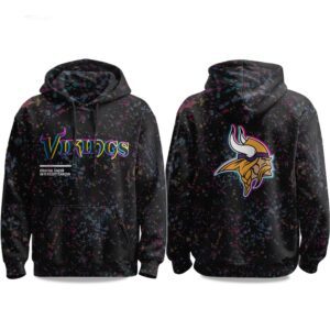 2025 Minnesota Vikings Crucial Catch Intercept Cancer Hoodie CRC1002